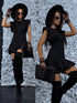 MINI dress "MIORICA" - BLACK